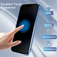 thumbnail image 4 of Dteck Anti-Peeping Case for iPhone 15 Pro Max, Full Body Privacy Screen Protector Camera Lens Protector Clear Double Sided Tempered Glass Magnetic Metal Bumper Cover for iPhone 15 Pro Max,Black, 4 of 6