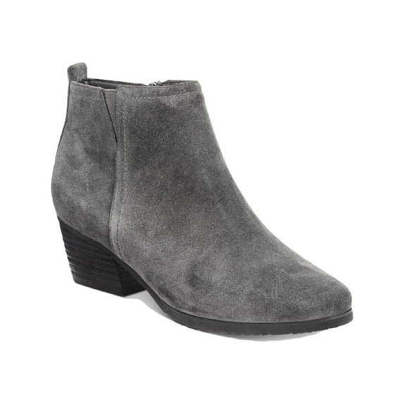 Aqua College Womens Isla Suede Waterproof Ankle Boots Gray 5.5 Medium (B,M)