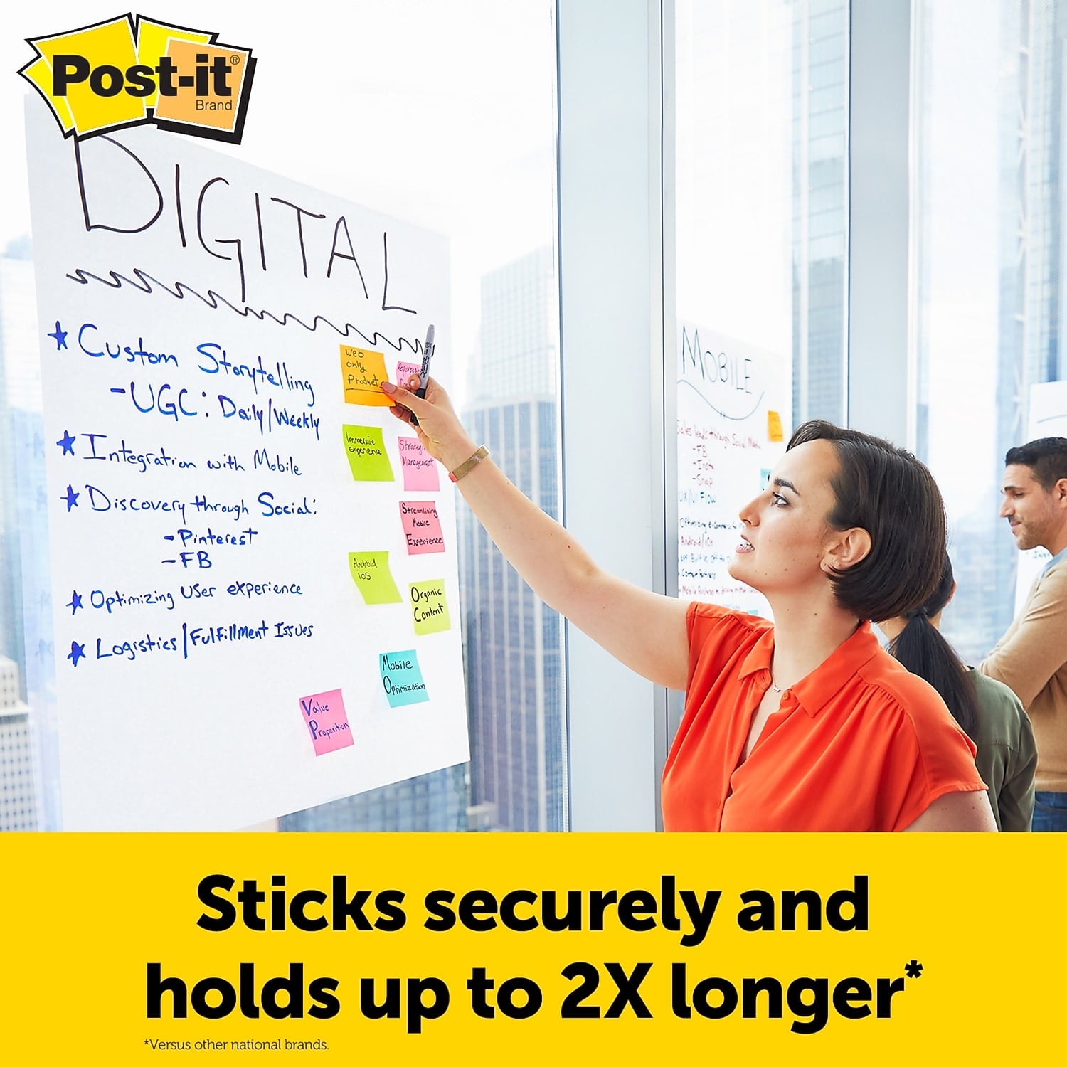 Post-it Super Sticky Self Stick Table Top Pad 20" x 23" 20 Sheets/Pad 563