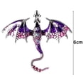 thumbnail image 6 of SmartBy Vintage Oil-dripping Flying Dragon Brooch Rhinestone Cartoon Enamel Animal Shape Men Women Clothing Hat Bag Lapel Pin Fashion Jewelry Gift, 6 of 7