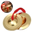thumbnail image 1 of 1 Pair Cymbals Children Toys Hand Cymbals Copper Hand Finger Cymbals Gong Percussion Musical Instruments, 1 of 6