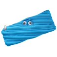 thumbnail image 2 of Zipit Pencil Case, Cute Monster Design Zipper Pencil Case for Students - Large Capacity Stationery Box, Blue Color, Machine Washable Organizer for School Supplies and Kíds Use, 2 of 9