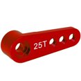 thumbnail image 4 of Brazo de bocina servo de dirección 25T de aleación de aluminio adecuado para coche modelo RC 1:8:10 (rojo (N10086R)), 4 of 8
