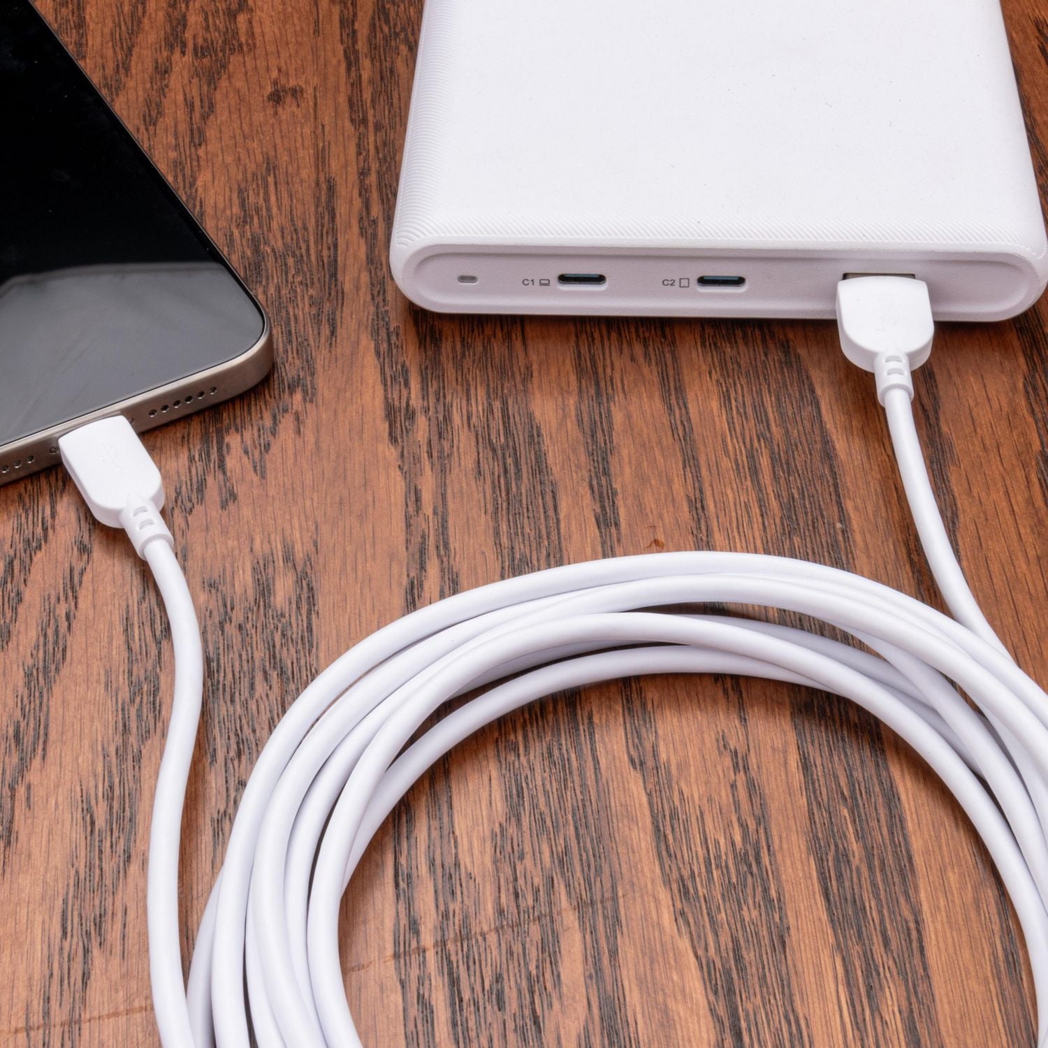 Câble USB à haut débit certifié USB-A vers USB-C de 3 m/10 pi de Onn. Transfert pendant le chargement