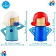 thumbnail image 3 of 2 limpiadores de vapor para horno de microondas, limpiador de microondas Angry Mama, limpiador de vapor para horno, desodorizar y limpiar para refrigeradores, microondas, utensilios de cocina oso de fresa  Electrónica, 3 of 5