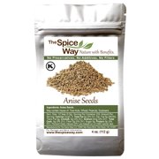 The Spice Way Premium Anise Seeds - Whole seeds ( 8 oz ) also called Aniseed. Used for baking bread, cooking and even tea.