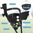 thumbnail image 6 of Resenkos Golf Carry Cart,Golf Stand Cart,3 Wheel Durable Foldable Steel Golf Cart with Mesh Bag, 6 of 8