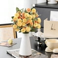 thumbnail image 3 of Hortensias artificiales y claveles, flores de seda para bodas y para casa, decoración de mesa, 3 of 4