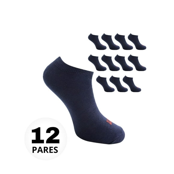 Wilson Tin Escolar para Niño, Talla Chica, Color Marino, 12 Pares