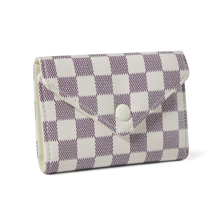 Louis Vuitton Cream Checkered Wallet