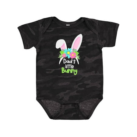 

Inktastic Dad s Little Bunny Cute Easter Bunny Ears Gift Baby Boy or Baby Girl Bodysuit