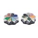 thumbnail image 1 of 6 PCS Washable Ink Pad Petal Shape 8 Metal Colors Strong Coverage DIY Washable Ink Pads for Rubber Stamps, 1 of 3