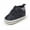 Black, variant on Cethrio Kids Boys Sneakers, Lightweight Non-Slip Breathable High-Top Walker Shoes Black Size 5 Toddler