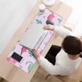 thumbnail image 3 of Long Mouse Pads for Desk,Pink Cartoon Dinosaurs Cacti Pattern Desk Mats on Top Of Desks, Desk Mouse Pad Extra Large with 3mm Non-Slip Base and Stitched Edge for Gaming,Office,Work,Home 31.5"x11.8", 3 of 6