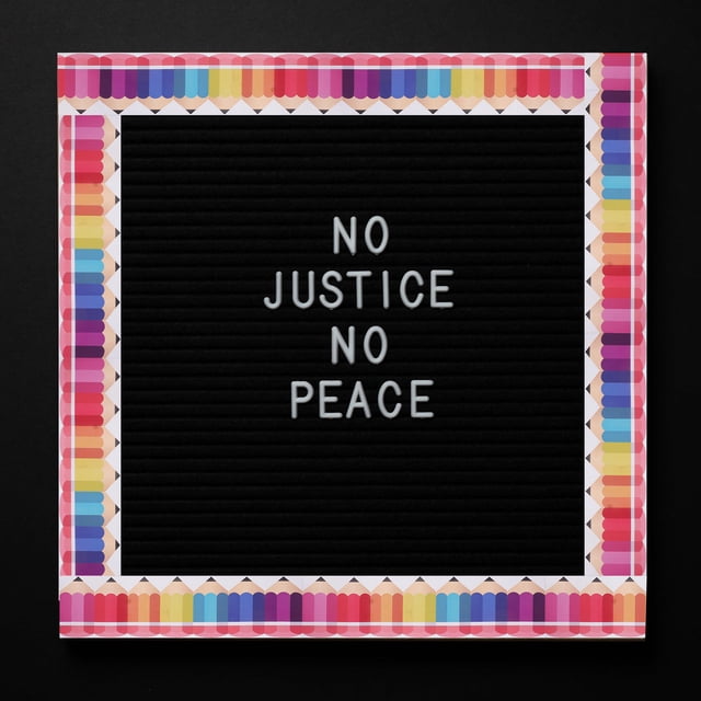 BRIGHTFUFU Bulletin Board Border Decorations with Stylish Border Sticker Multi Paper 1 Set