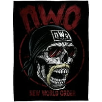 Sleep Squad Black Hulk Hogan 60" x 80" Raschel Plush Throw Blanket