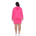 thumbnail image 4 of White Mark Women's Hoodie Sweatshirt Dress, 4 of 6