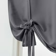 thumbnail image 3 of Xiao Hua Cortinas cortas opacas - Cortina con bolsillo para barra de 100*120 cm, medias cortinas gris oscuro para ventanas, cortinas opacas de poliéster de 2 piezas, cortinas para ventanas pequeñas,, 3 of 5