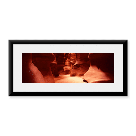 Framed Art Print, Rock formations by Panoramic Images, 25-7/8" x 9-7/8"