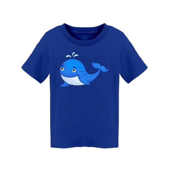 Smiling Happy Blue Whale T-Shirt Toddler -Image by Shutterstock,  3 Toddler