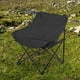 thumbnail image 1 of Silla plegable para acampar Colamx con bolsa de almacenamiento y bolsillo resistente Negro, 1 of 8