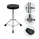 thumbnail image 5 of Trono Tambor Trono universal Asiento de tambor acolchado redondo Taburete Patas de acero inoxidable de doble refuerzo Antideslizante 5 niveles Altura ajustable para bateristas adultos Meterk Trono Tambor, 5 of 6