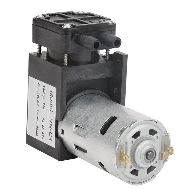 Mini Bomba De Vacío Sin Aceite, CC 24 V 40 Lormin -85 KPa, Pequeña, Resistente, De Alta Eficiencia Con Funda De Pared Delgada Para Gas, Aire, Equipos Médicos Domésticos,