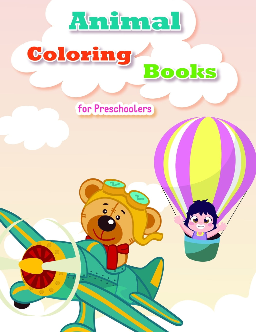 Early Learning Animal Coloring Books for Preschoolers  The Coloring Books  for Animal Lovers, design for kids, Children, Boys, Girls and Adults ...