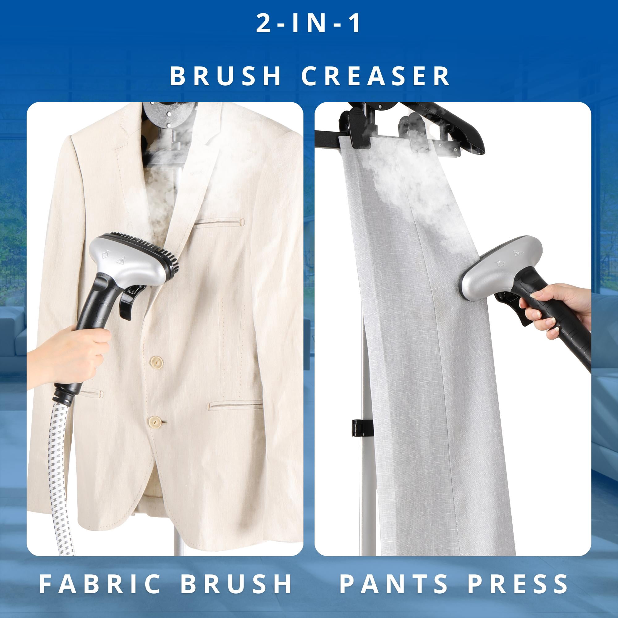 SALAV® X3 Commercial Full-Size Garment Steamer, Navy