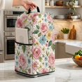 thumbnail image 5 of FOR U DESIGNS Flower Daisy Print Kitchen Appliance Cover Stain Resistant Washable, Stain Resistant, with Top Handle & 2 Pockets, Dustproof, Fits Stand Mixer, 5 of 7