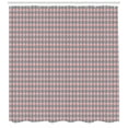 thumbnail image 3 of Ambesonne Geometric Shower Curtain, Round Edged Pink Rhombus, 69"Wx70"L, Taupe Grey Pale Pink, 3 of 3