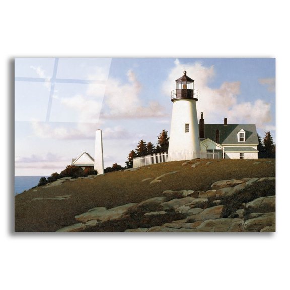 Epic Art 'Lighthouse 2' by Zhen-Huan Lu, Acrylic Glass Wall Art, 16"x12"