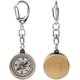 thumbnail image 1 of Compass Keychains, 2PCS Vintage Keyring Pendant Zinc Alloy Pocket Compass Keychains for Outdoor Navi, 1 of 5