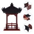 thumbnail image 3 of SHISUYAN Red Realistic Miniature Pavilion Statue for Decoration ABS Material Enhancing Beauty Lightweight, 3 of 8