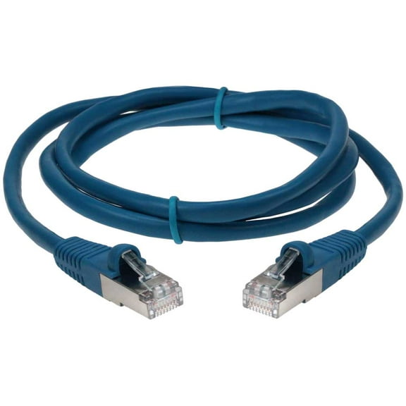 SF Cable Cat5e Shielded (STP) Ethernet Cable, 35 feet - Blue