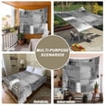 thumbnail image 6 of Grey Abstract Tapestry for Bedroom Wall Hanging Tapestry, Modern Mottled Art Oil Painting Ceiling Backdrop Tapestries Poster Blanket Wall Decor for Teens Room Living Room Dorm 59" x 79", 6 of 8