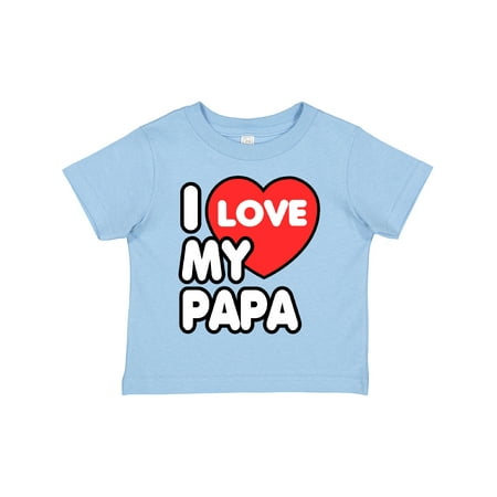 

Inktastic I Love My Papa Boys or Girls Toddler T-Shirt