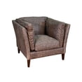 thumbnail image 2 of Pemberly Row Contemporary Top Grain Italian Leather Arm Chair in Grey, 2 of 2