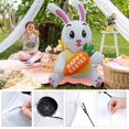 thumbnail image 3 of Easter Inflatable Airblown Bunny Party Yard Holiday Home Decorations Polyester Fiber, 3 of 7