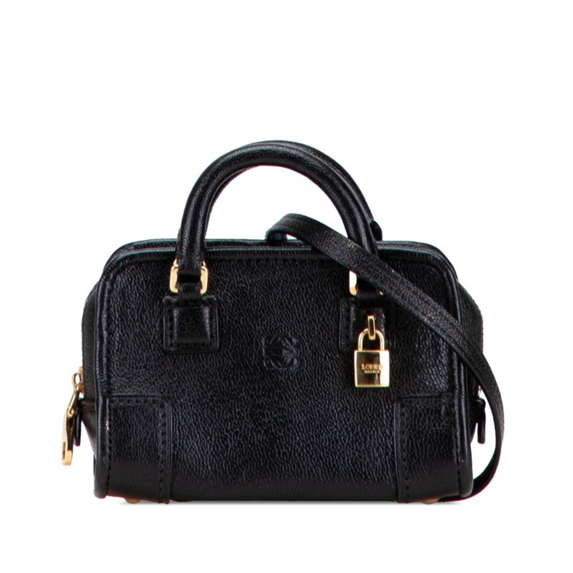 22200✨LOEWE Anagram mini shoulder bag Pre-Owned LOEWE Anagram Amazona Micro Mini Handbag/Shoulder Bag, 2