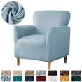 thumbnail image 2 of ATJIA Stretch Chair Covers Banquet Armchair Slipcovers Velvet Armchair Sofa Covers Chair Slipcover Anti-Slip for Living Room, 2 of 10