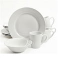 thumbnail image 1 of Gibson 118321 12 Piece Noble Court Fine Ceramic Dinnerware Set, White, 1 of 5