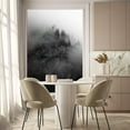thumbnail image 4 of Idea4wall 2pcs Misty Mountain Landscape Black and White Foggy Forest Scene Wall Murals, Removable Self-Adhesive Stick Wallpaper Large Wall Stickers for Home Decorative, 48"x108", 4 of 5