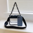 thumbnail image 5 of LinYooLi Clear Bag Stadium Approved Clear Crossbody Bag Concert Stadium Clear Purse Sports Events PVC Shoulder Bag, 5 of 6