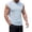 Z326 Light Blue, variant on Landzoo Vest For Men Solid Color Sleeveless Crew Neck Undershirt Summer Cozy Soft Men Tank Tops Size L Black