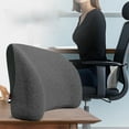 thumbnail image 5 of Memory Foam Lumbar Support Pillow for Office Chair & Car - Orthopedic Back Cushion with Removable Washable Cover - Ergonomic Lower Back Pain Relief for Desk Workers & Drivers, 5 of 6