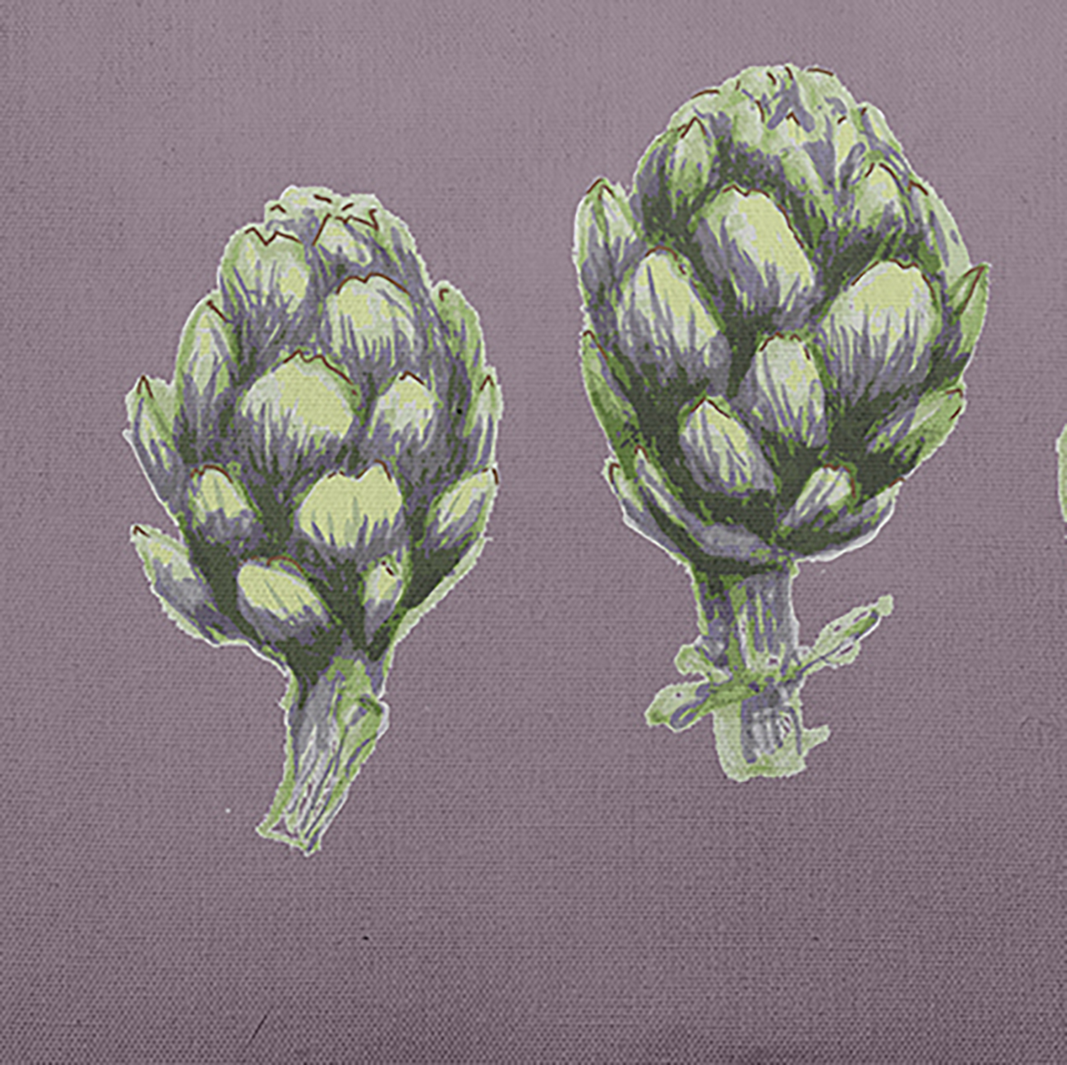 Simply Daisy, 14" x 20" Artichoke Light Purple Floral Decorative Outdoor Pillow