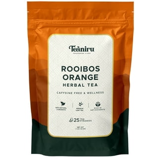  Rooibos Tea, USDA Certified Organic Tea, MY RED TEA. Tagless  South African, 100% Pure, Single Origin, Natural, Farmer Friendly, GMO and  Caffeine Free (80) : Grocery & Gourmet Food