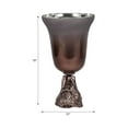 thumbnail image 4 of Two-Tone Chalice Glass Vase for Living Room Decor - Modern Home Decor Accents with Sculptural Base - Decorative Flower Vase for Room, Bedroom, House, Office, and Table Styling - 18", Bronze & Copper, 4 of 11