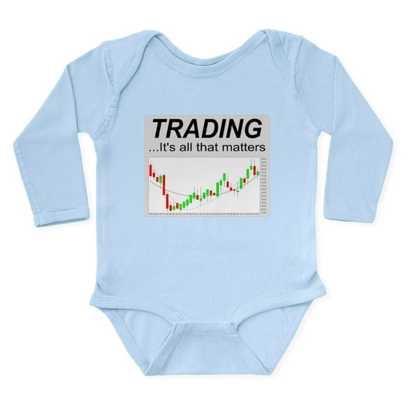 CafePress - Trading...Its All That Matters Body Suit - Long Sleeve Cotton Baby Bodysuit